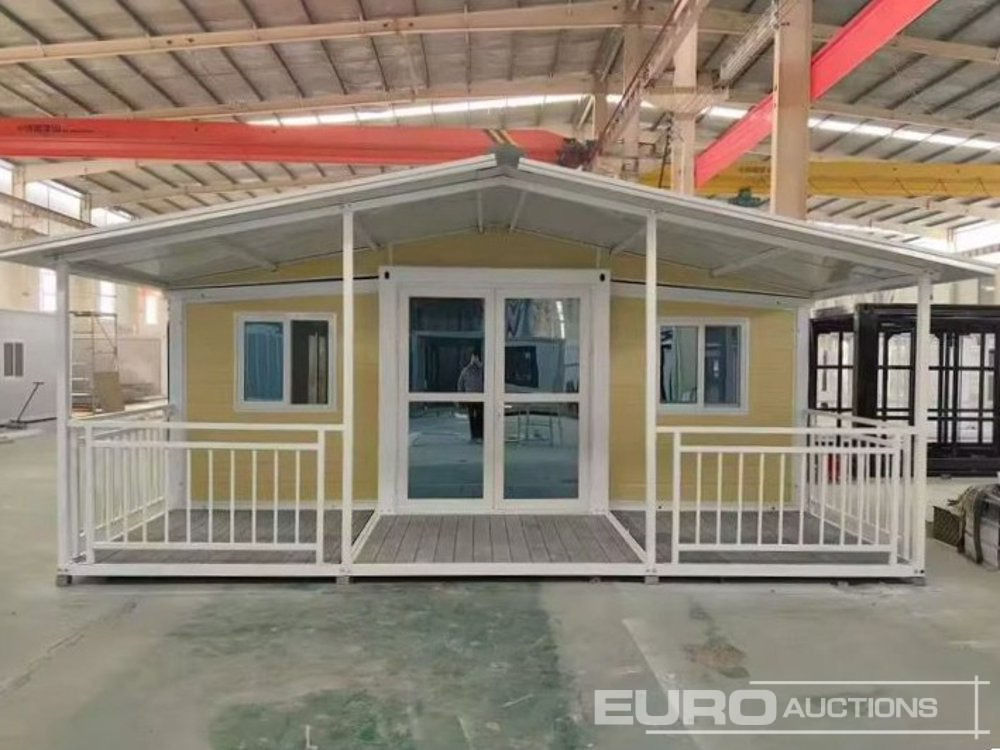 20' Expandable Tiny House, incl. terrace, house canopy, shower, complete bathroom - Brodski kontejner: slika 1 20' Expandable Tiny House, incl. terrace, house canopy, shower, complete bathroom - Brodski kontejner: slika 1