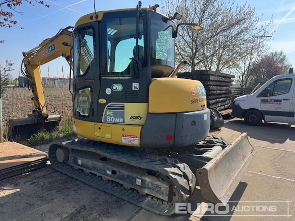 2011 Komatsu PC80MR-3 - Mini bager: slika 1 2011 Komatsu PC80MR-3 - Mini bager: slika 1