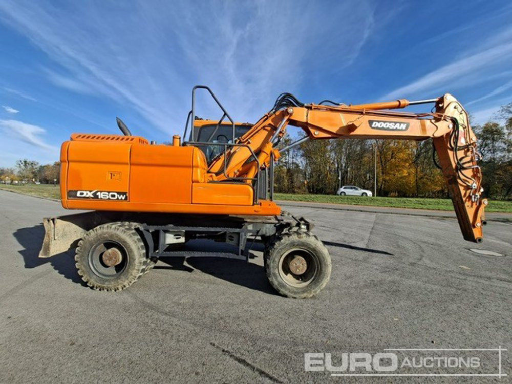 2013 Doosan DX160W-3 - Bager točkaš: slika 5 2013 Doosan DX160W-3 - Bager točkaš: slika 5