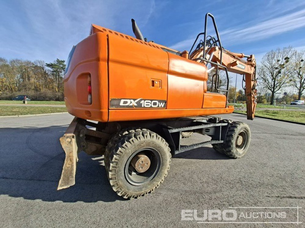 2013 Doosan DX160W - Bager točkaš: slika 4 2013 Doosan DX160W - Bager točkaš: slika 4