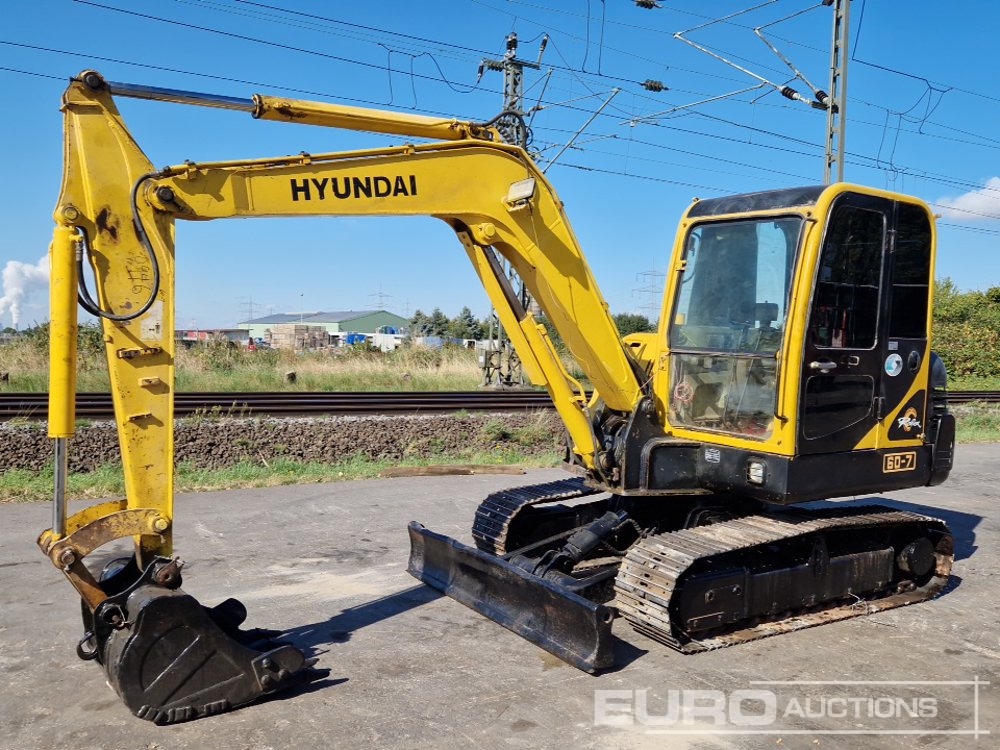 2013 Hyundai R60-7 - Mini bager: slika 1 2013 Hyundai R60-7 - Mini bager: slika 1