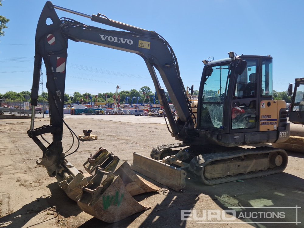 2013 Volvo EC55C - Mini bager: slika 1 2013 Volvo EC55C - Mini bager: slika 1