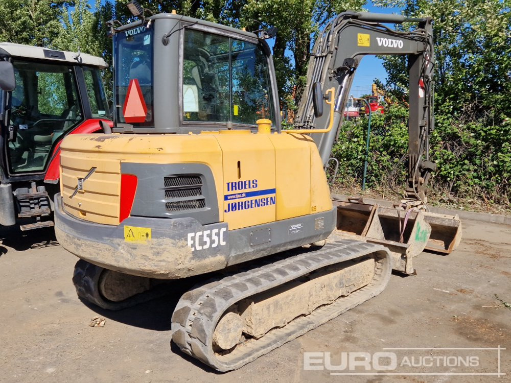 2013 Volvo EC55C - Mini bager: slika 5 2013 Volvo EC55C - Mini bager: slika 5