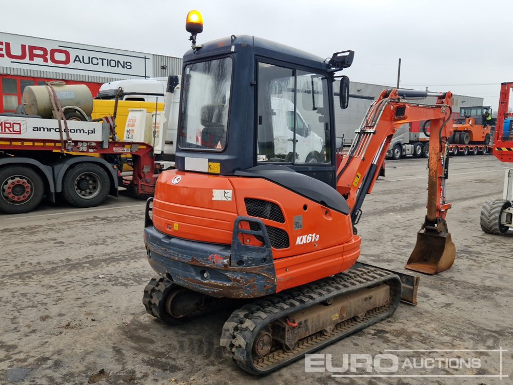 2014 Kubota KX61-3 - Mini bager: slika 5 2014 Kubota KX61-3 - Mini bager: slika 5