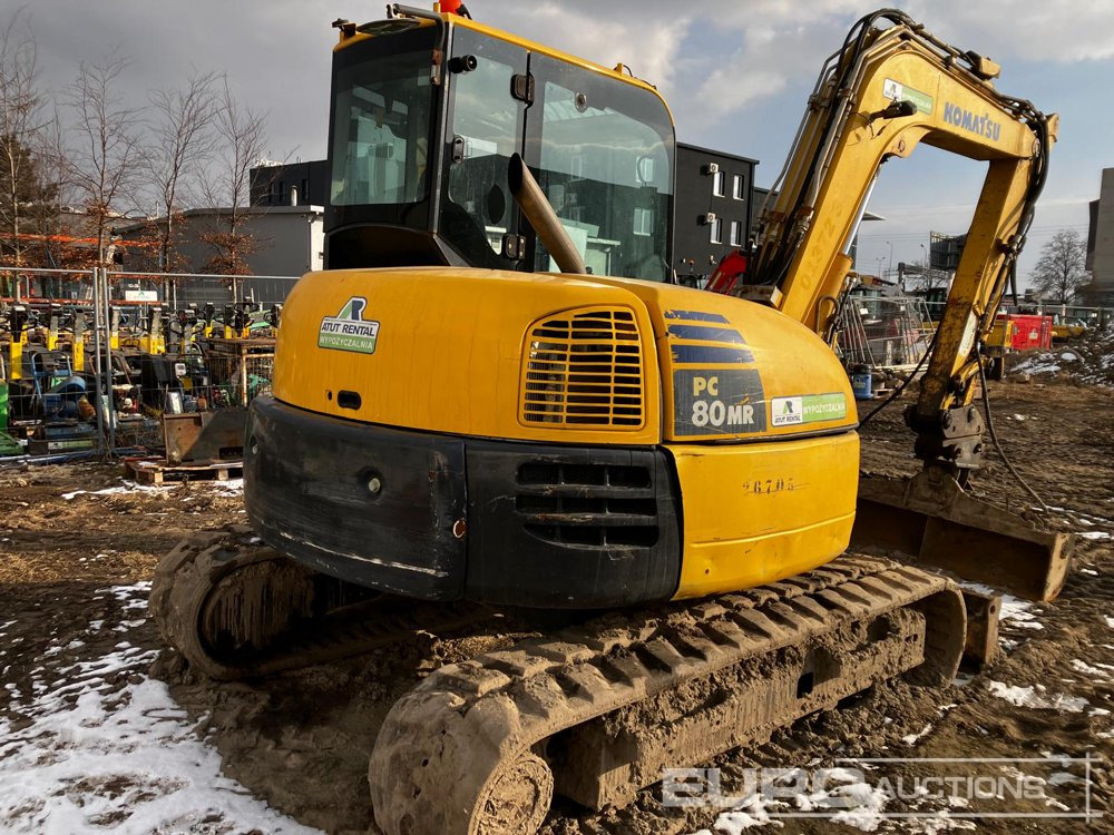 2015 Komatsu PC80MR-3 - Mini bager: slika 3 2015 Komatsu PC80MR-3 - Mini bager: slika 3