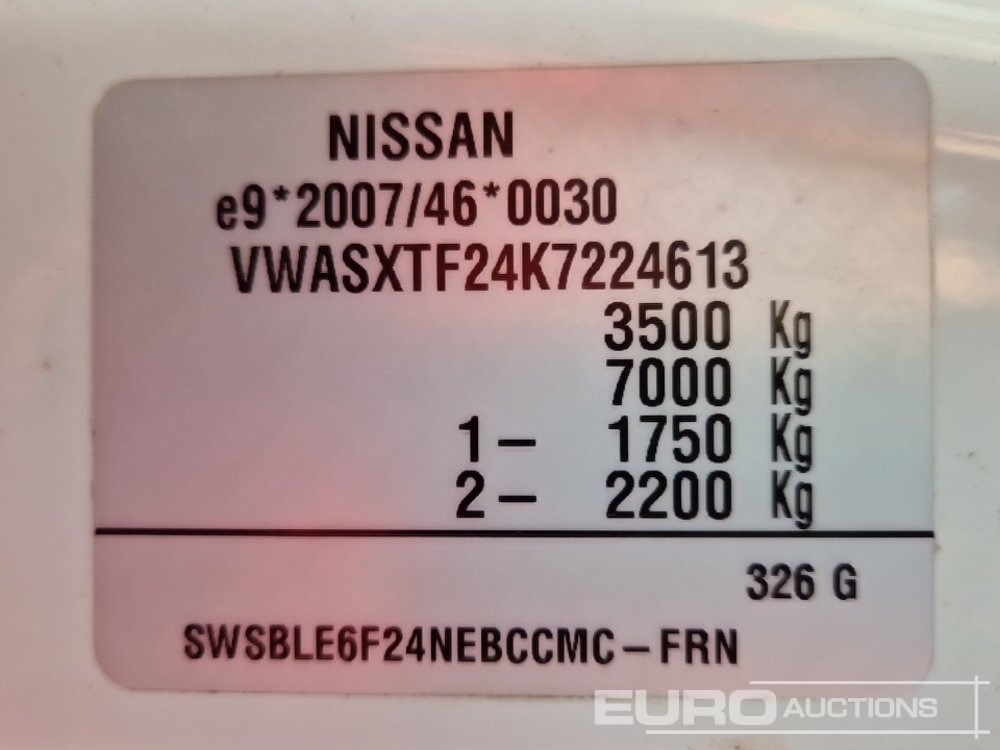 Dostavno vozilo istovarivač 2019 Nissan NT400: slika 30