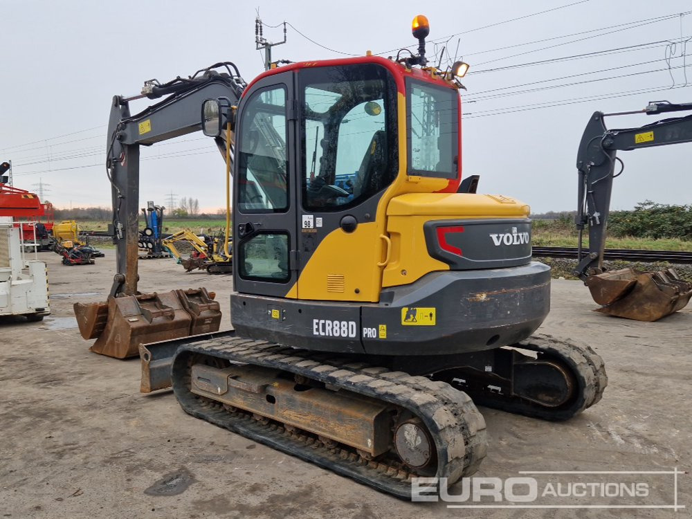 2021 Volvo ECR88D - Mini bager: slika 3 2021 Volvo ECR88D - Mini bager: slika 3