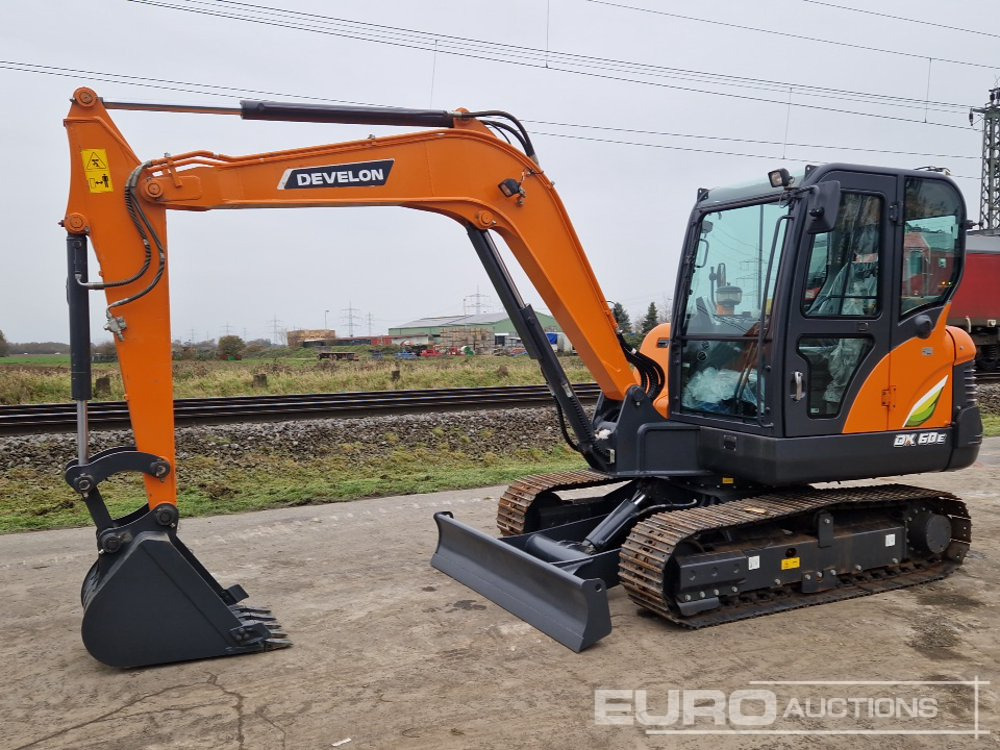 Unused 2024 Develon DX60E-10N - Mini bager: slika 1 Unused 2024 Develon DX60E-10N - Mini bager: slika 1