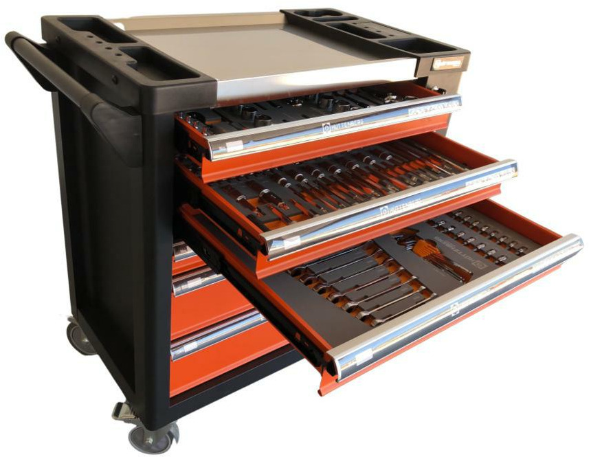 Unused Hüttenberg Tool Trolley, 6 Drawers with Tools - Građevinska oprema: slika 4 Unused Hüttenberg Tool Trolley, 6 Drawers with Tools - Građevinska oprema: slika 4