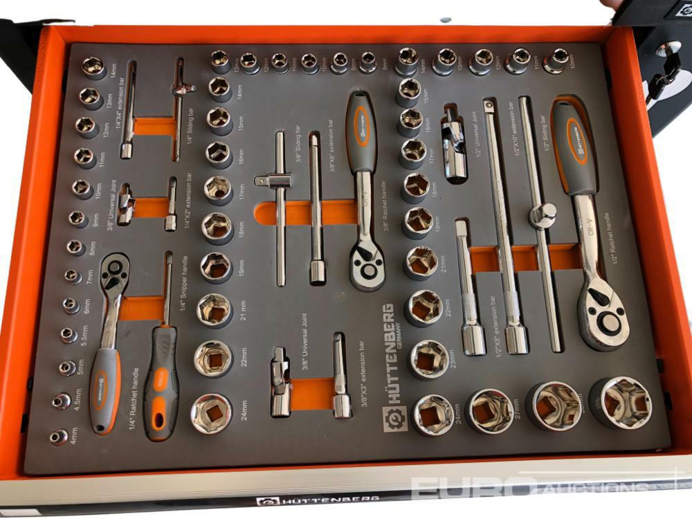 Unused Hüttenberg Tool Trolley, 6 Drawers with Tools - Građevinska oprema: slika 5 Unused Hüttenberg Tool Trolley, 6 Drawers with Tools - Građevinska oprema: slika 5