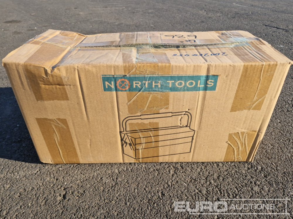 Unused North Tools Tool Box, 85Pcs. Tools - Гаражна опрема: slika 2 Unused North Tools Tool Box, 85Pcs. Tools - Гаражна опрема: slika 2
