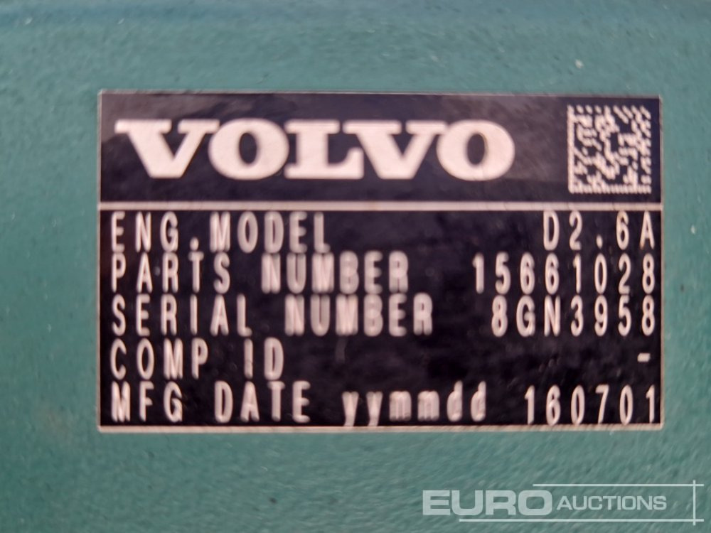 Motor Volvo D2.6A 4 Cylinder Diesel Engine to suit Volvo EC50D: slika 10 Motor Volvo D2.6A 4 Cylinder Diesel Engine to suit Volvo EC50D: slika 10