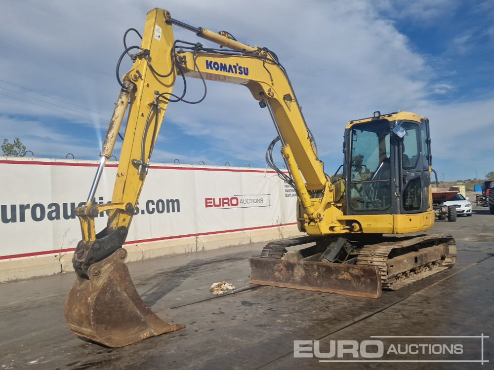 2010 Komatsu PC88MR-8 - Mini bager: slika 1 2010 Komatsu PC88MR-8 - Mini bager: slika 1