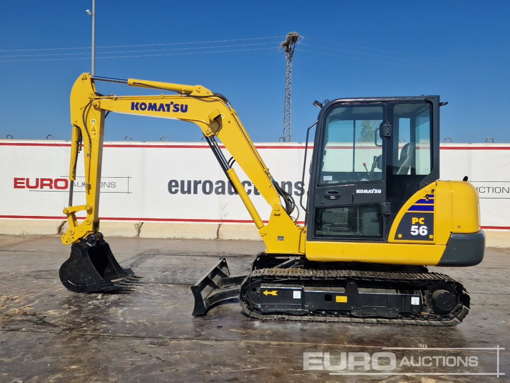 Komatsu PC56-7 - Mini bager: slika 2 Komatsu PC56-7 - Mini bager: slika 2