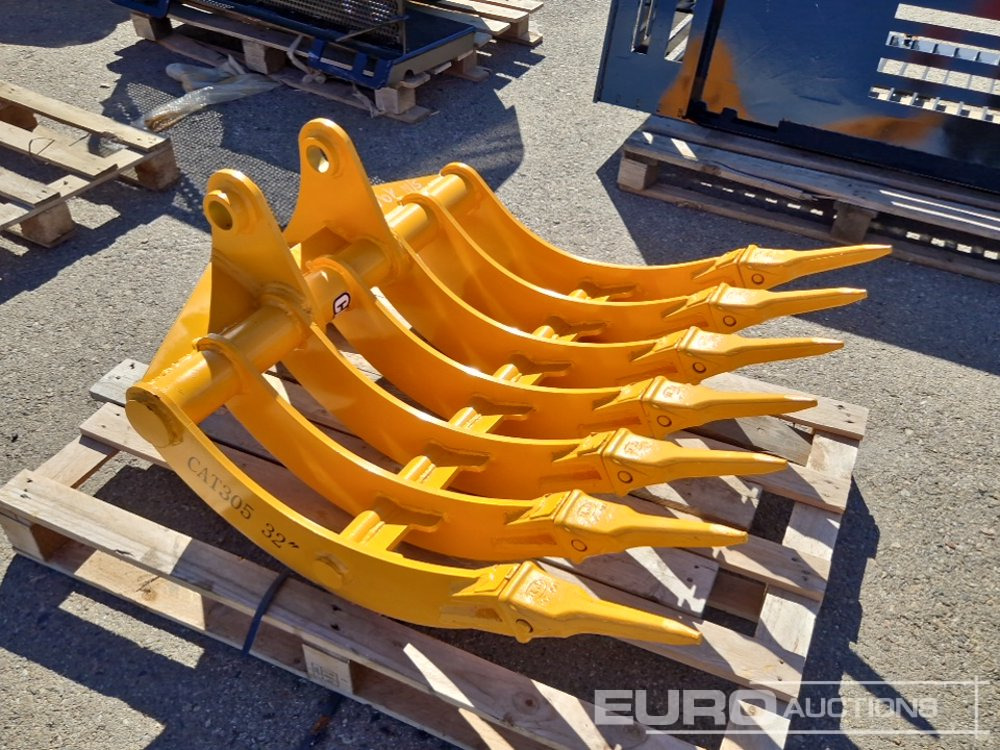 Unused 2025 Captok 32" Rake With Teeth to suit CAT 305 Excavator / Rastrillo para Excavadora CAT 305 - Kašika: slika 1 Unused 2025 Captok 32" Rake With Teeth to suit CAT 305 Excavator / Rastrillo para Excavadora CAT 305 - Kašika: slika 1