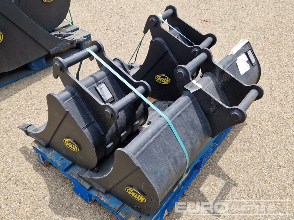 Unused Geith G03R-1200 48" Ditching Bucket, H03-0300 12" Digging Bucket, H03-450 18" Digging Bucket 40mm Pin to suit Mini Excavator / Conjunto Cazos - Kašika: slika 2 Unused Geith G03R-1200 48" Ditching Bucket, H03-0300 12" Digging Bucket, H03-450 18" Digging Bucket 40mm Pin to suit Mini Excavator / Conjunto Cazos - Kašika: slika 2