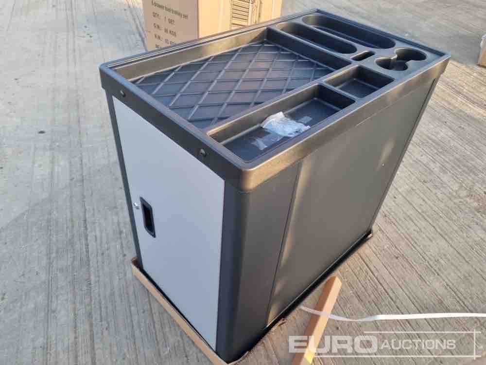 Unused Germany Tools Trolley, 220Pcs, Complete with Tools, 6 Drawers / Carro Porta Herramientas Completo, 6 Cajones - Гаражна опрема: slika 3 Unused Germany Tools Trolley, 220Pcs, Complete with Tools, 6 Drawers / Carro Porta Herramientas Completo, 6 Cajones - Гаражна опрема: slika 3