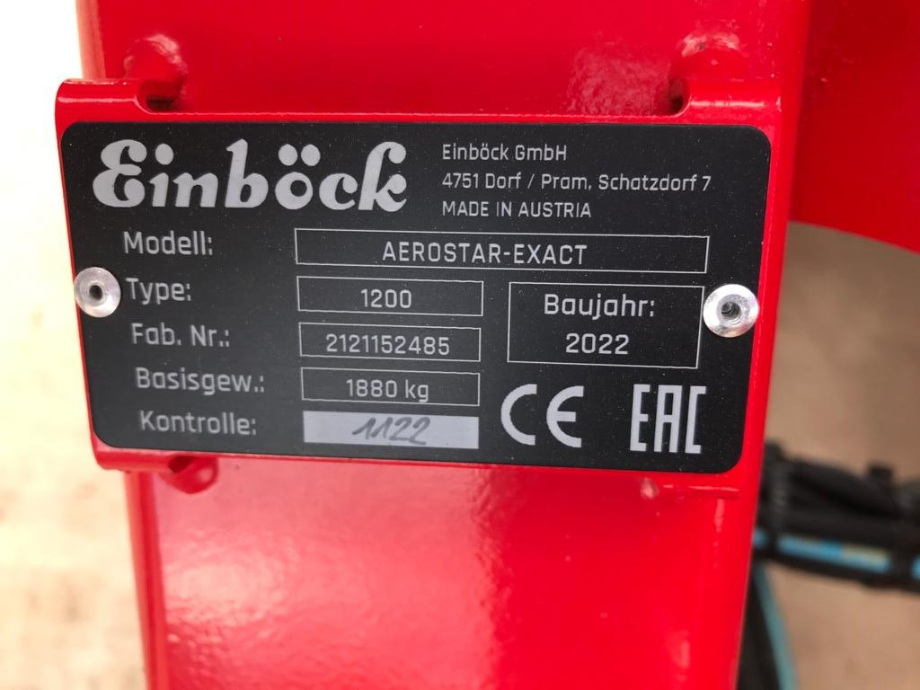 Einböck Aerostar - Exact Striegel 1200 - Češljasta drljača: slika 2 Einböck Aerostar - Exact Striegel 1200 - Češljasta drljača: slika 2