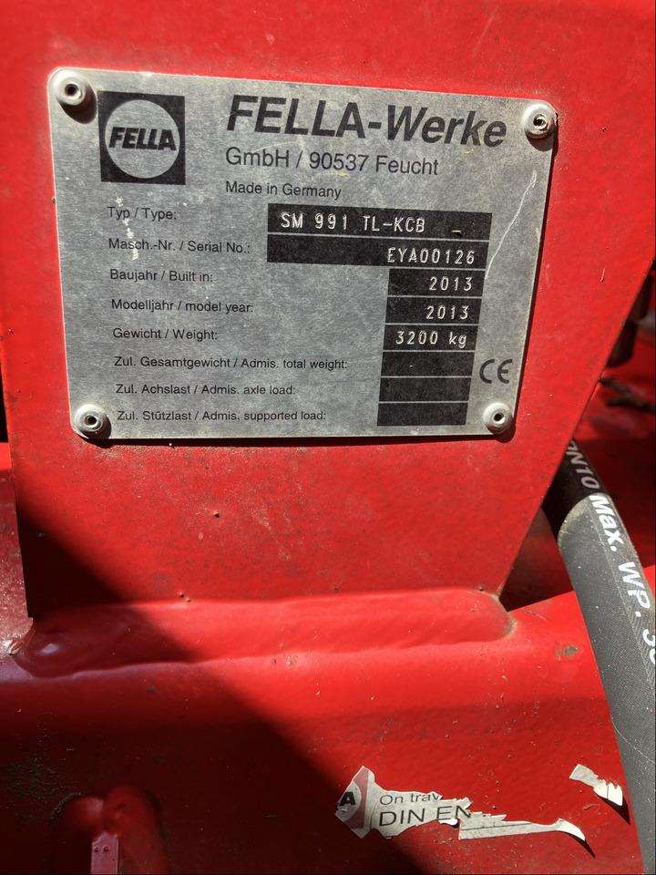 Fella 991 TL-KCB - Kosačica: slika 4 Fella 991 TL-KCB - Kosačica: slika 4