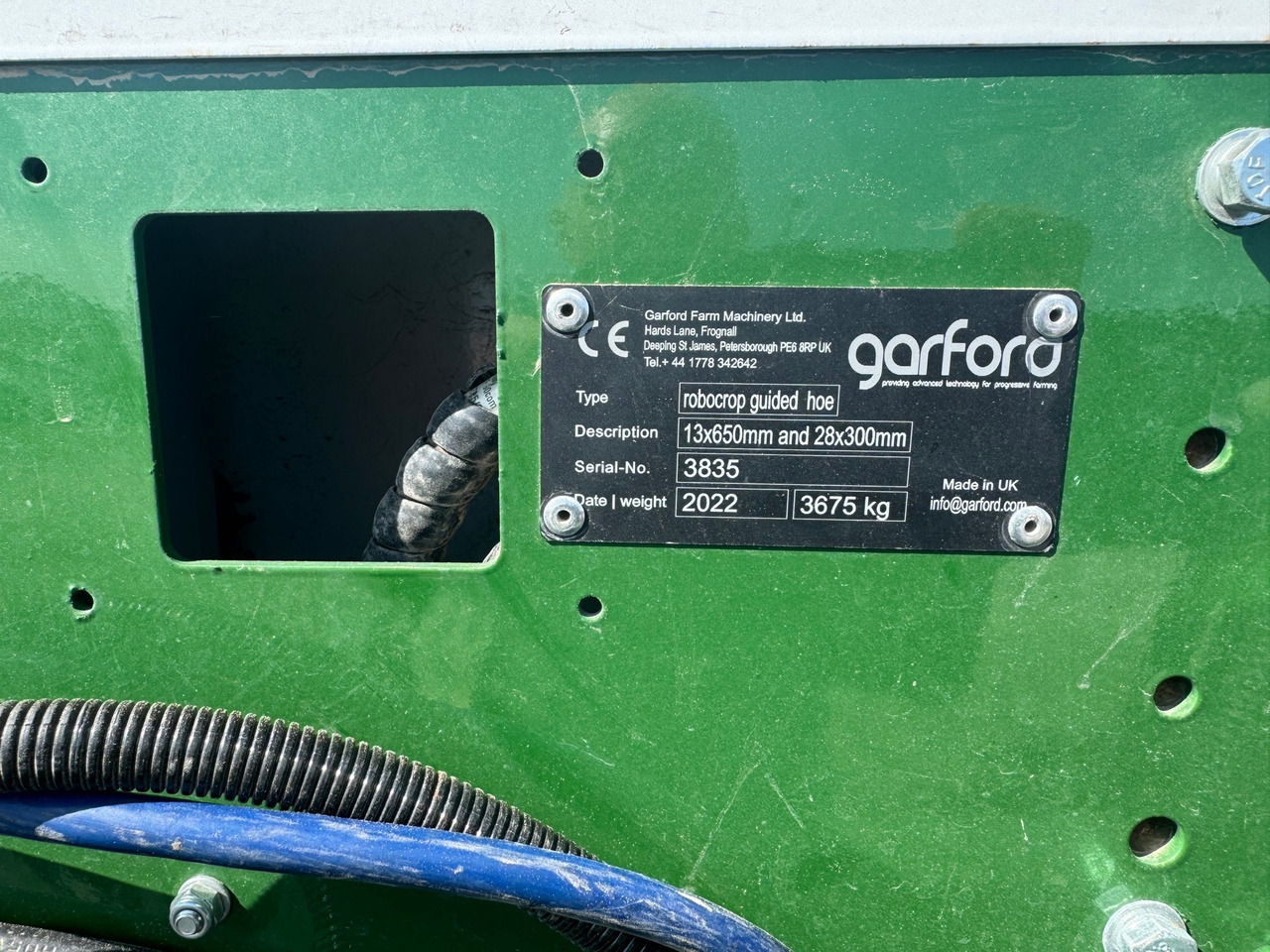 Garford Robocrop Guided Hoe - Kombajn za repu: slika 5 Garford Robocrop Guided Hoe - Kombajn za repu: slika 5