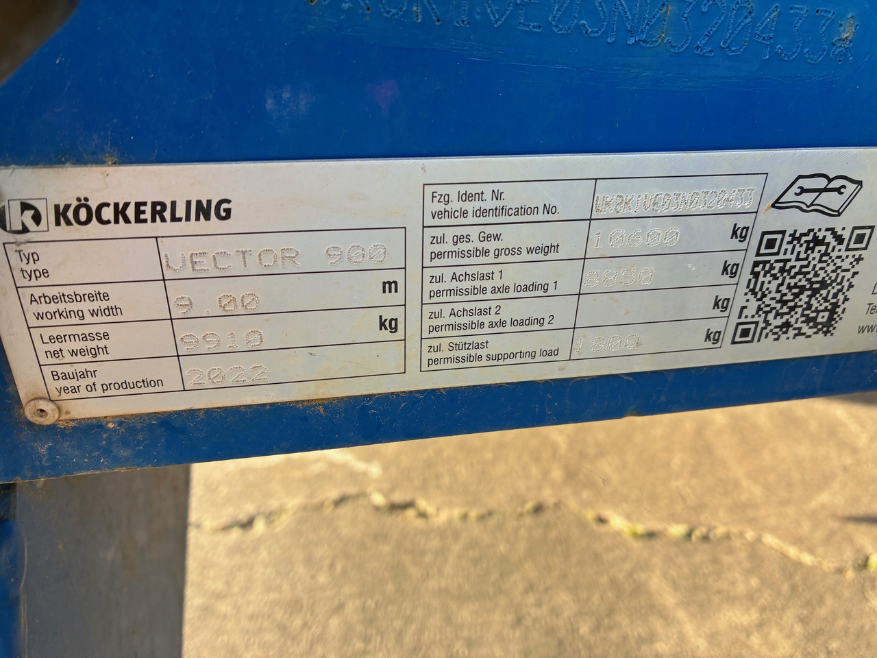 Köckerling Vector 900 - Kultivator: slika 2 Köckerling Vector 900 - Kultivator: slika 2