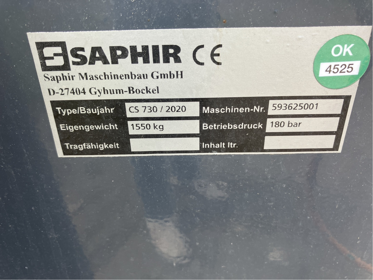 Saphir Strohstriegel CleanStar 730 - Oprema za obradu zemljišta: slika 3 Saphir Strohstriegel CleanStar 730 - Oprema za obradu zemljišta: slika 3