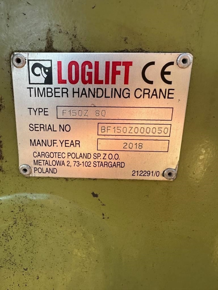 Kran za kamion Loglift F150 Z80: slika 9
