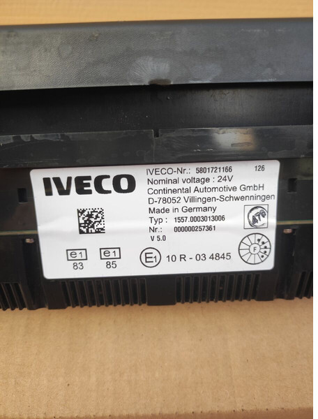Iveco CLUSTER - DISPLAY - Komandna tabla za Kamion: slika 2 Iveco CLUSTER - DISPLAY - Komandna tabla za Kamion: slika 2