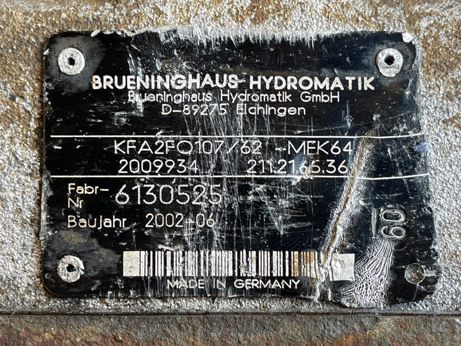 BRUENINGHAUS HYDROMATIK HYDRAULIC PUMP KFA2FO107 - Hidraulična pumpa za Kamion: slika 3 BRUENINGHAUS HYDROMATIK HYDRAULIC PUMP KFA2FO107 - Hidraulična pumpa za Kamion: slika 3