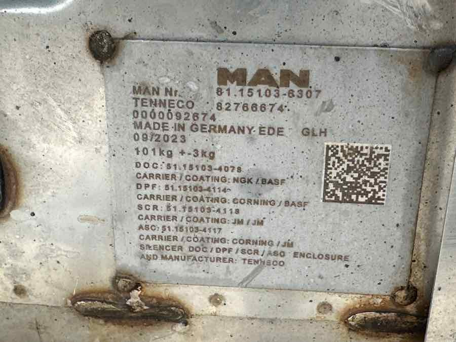 MAN EXHAUST 81.15103-6307 - Prigušivač/ Izduvni sistem za Kamion: slika 4 MAN EXHAUST 81.15103-6307 - Prigušivač/ Izduvni sistem za Kamion: slika 4