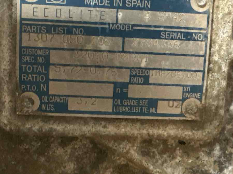 NISSAN ATELEON GEARBOX S5-42 // 1307050106 - Menjač za Kamion: slika 3 NISSAN ATELEON GEARBOX S5-42 // 1307050106 - Menjač za Kamion: slika 3