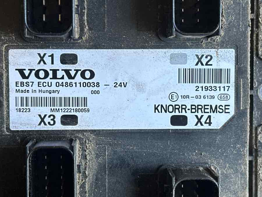 VOLVO ECU EBS 21933117 - Električni sistem za Kamion: slika 3 VOLVO ECU EBS 21933117 - Električni sistem za Kamion: slika 3