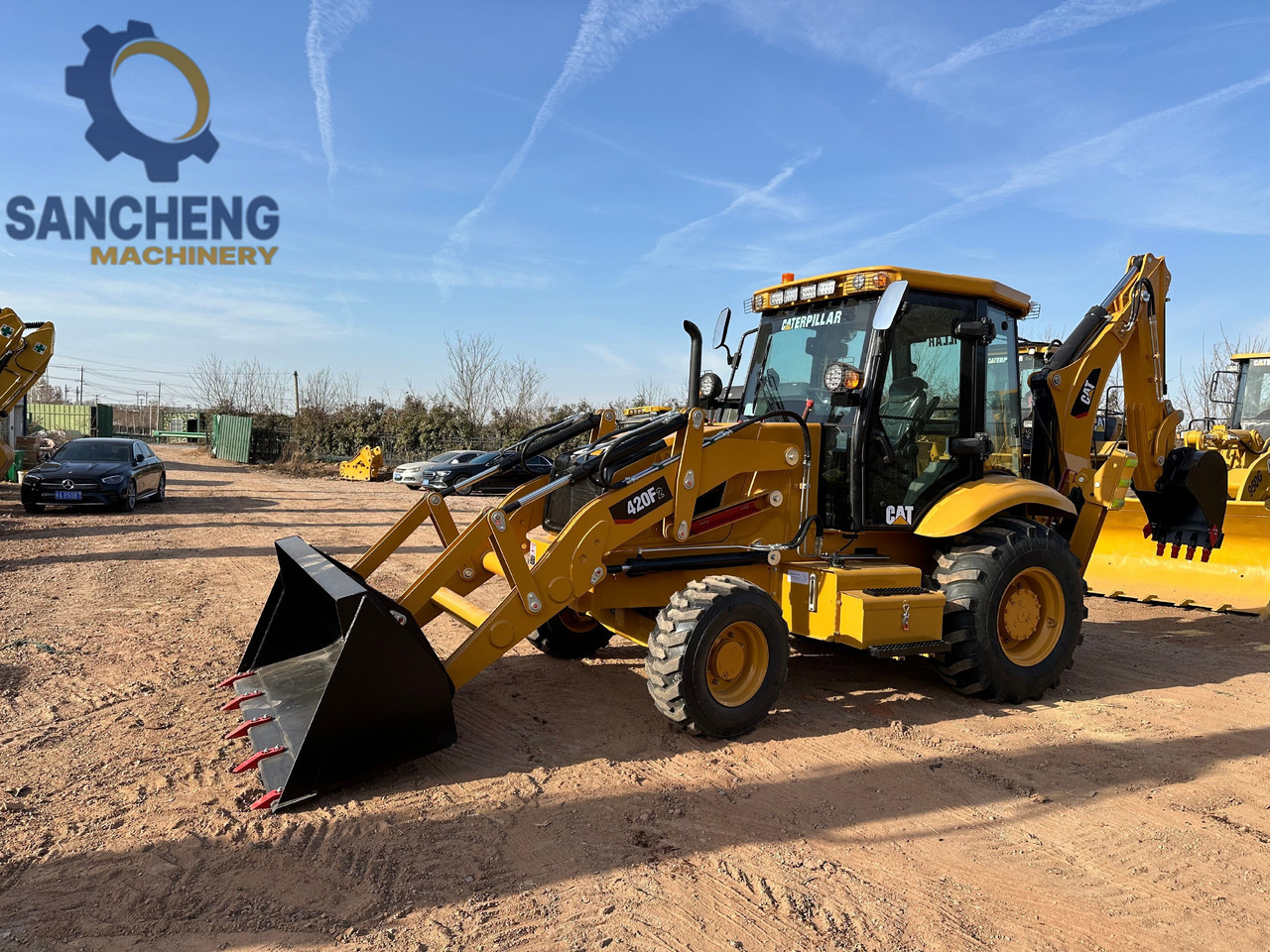 CATERPILLAR 420F2 - Bager utovarivač: slika 1 CATERPILLAR 420F2 - Bager utovarivač: slika 1