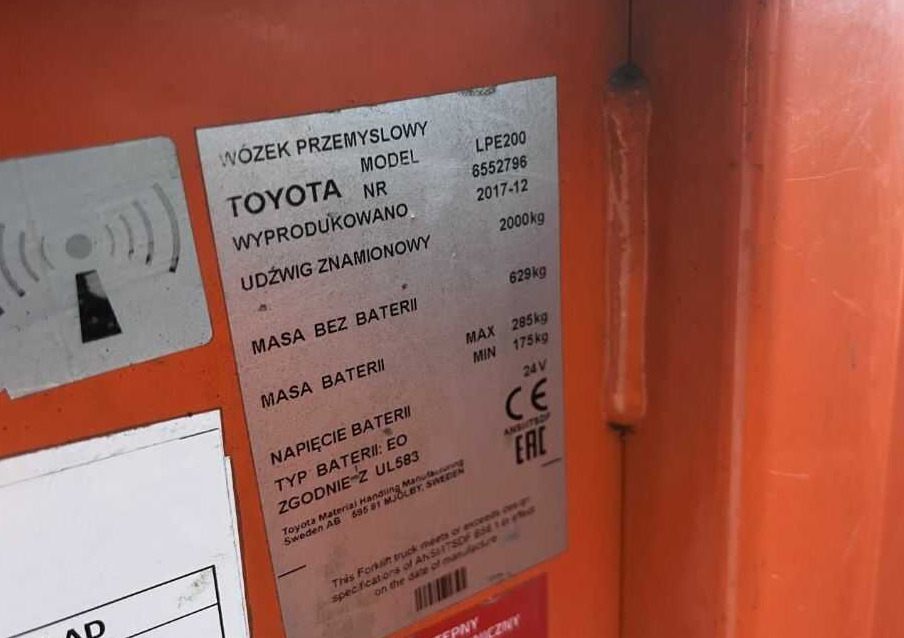 BT LPE200 - Kolica za palete: slika 4 BT LPE200 - Kolica za palete: slika 4