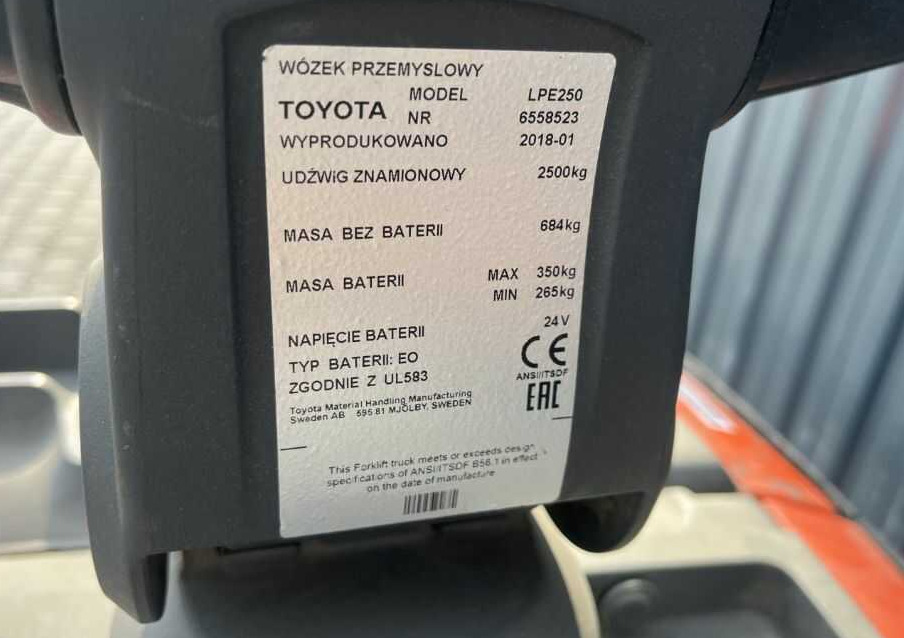 BT LPE250 - Kolica za palete: slika 4 BT LPE250 - Kolica za palete: slika 4