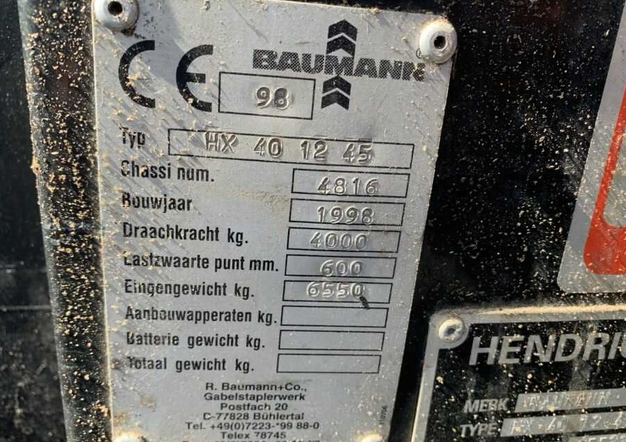 Baumann HX40/12/45 - Bočni utovarivač: slika 4 Baumann HX40/12/45 - Bočni utovarivač: slika 4