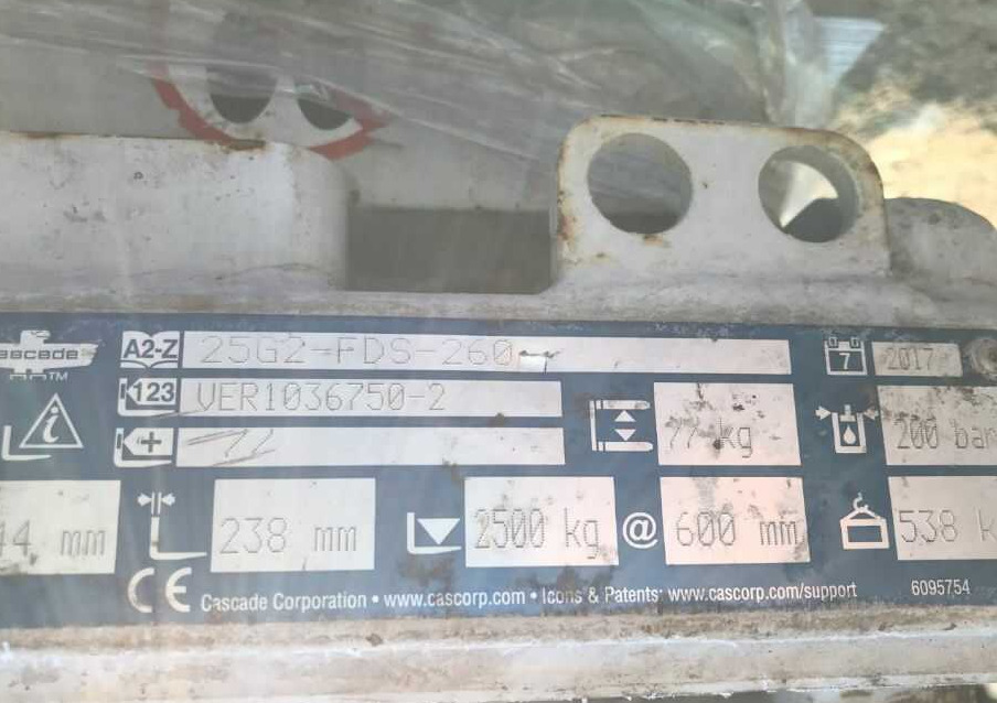 Cascade 25G2-FDS-260 - Viljuška za Viljuškar: slika 3 Cascade 25G2-FDS-260 - Viljuška za Viljuškar: slika 3