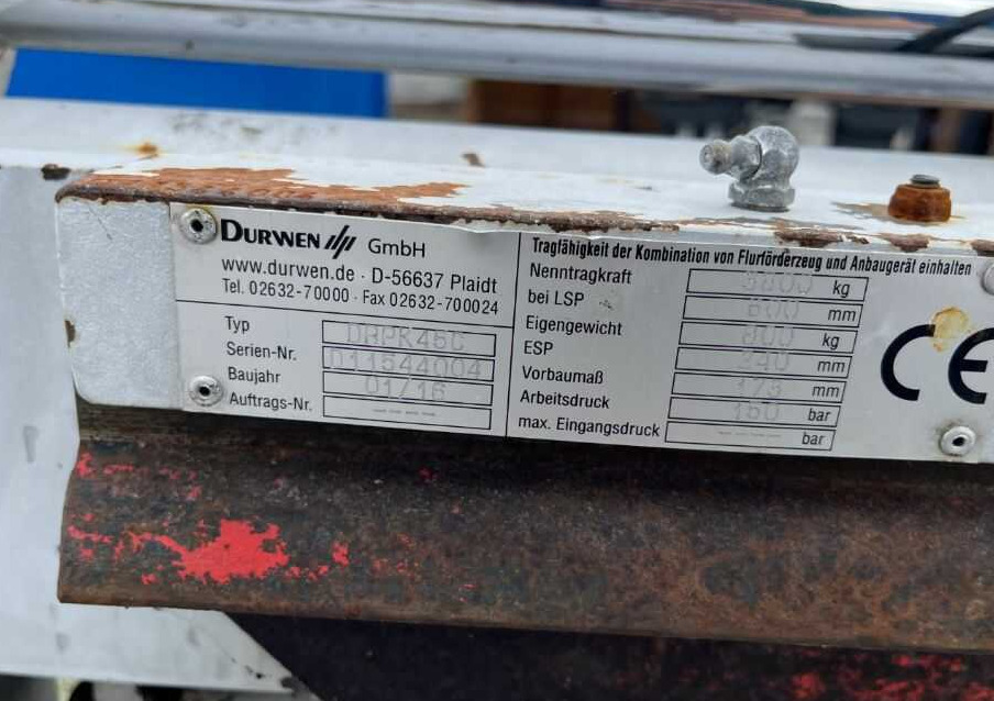 Durwen DRPK45C - Viljuška za Viljuškar: slika 5 Durwen DRPK45C - Viljuška za Viljuškar: slika 5