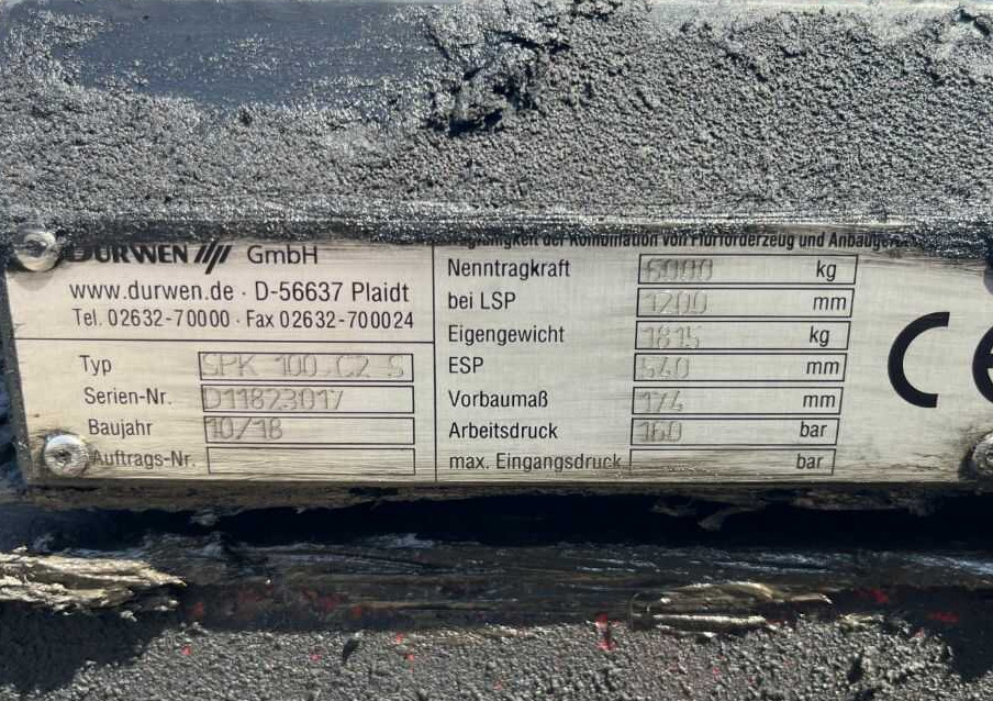 Durwen SPK100 C2S - Viljuška za Viljuškar: slika 2 Durwen SPK100 C2S - Viljuška za Viljuškar: slika 2