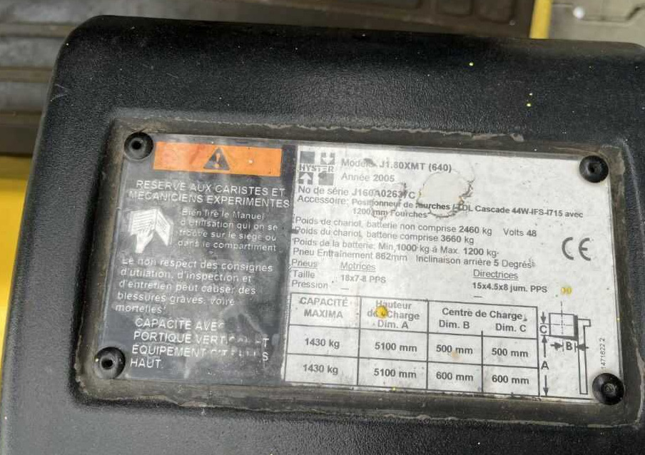 Hyster J1.80XMT - Električni viljuškar: slika 4 Hyster J1.80XMT - Električni viljuškar: slika 4