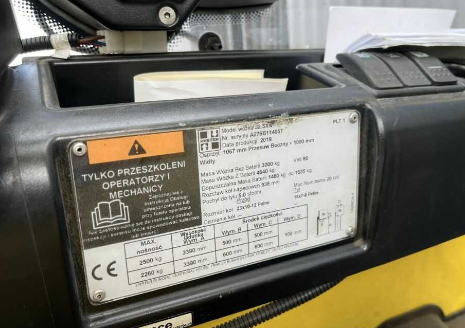 Električni viljuškar Hyster J2.5XN: slika 6