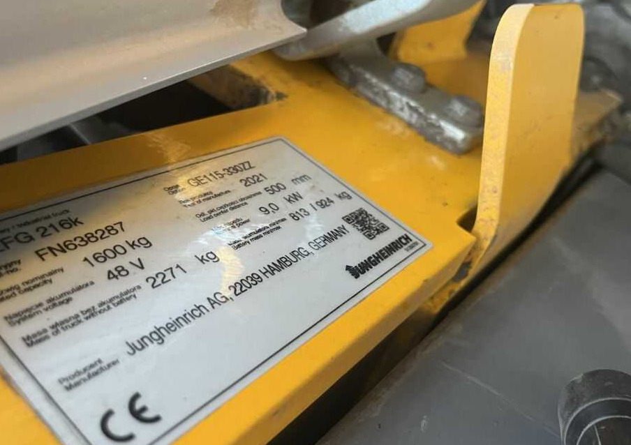 Jungheinrich EFG216k - Električni viljuškar: slika 4 Jungheinrich EFG216k - Električni viljuškar: slika 4
