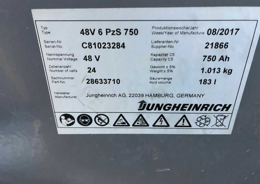Jungheinrich EFG220 - Električni viljuškar: slika 5 Jungheinrich EFG220 - Električni viljuškar: slika 5