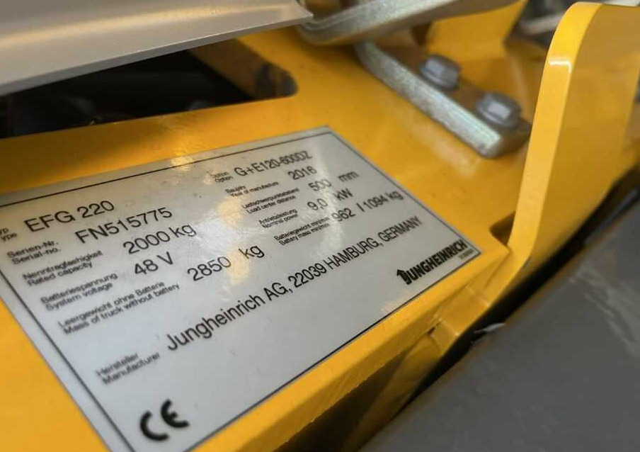 Jungheinrich EFG220 - Električni viljuškar: slika 4 Jungheinrich EFG220 - Električni viljuškar: slika 4