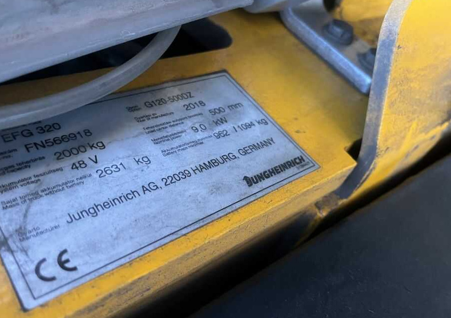 Jungheinrich EFG320 - Električni viljuškar: slika 4 Jungheinrich EFG320 - Električni viljuškar: slika 4