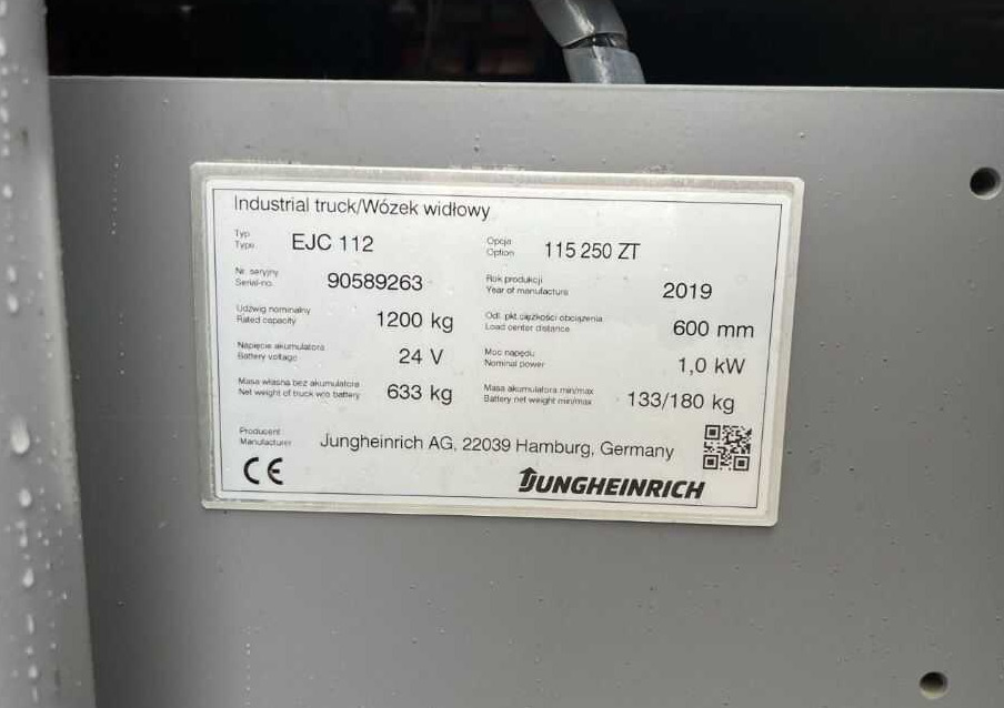 Jungheinrich EJC112 - Slagač: slika 4 Jungheinrich EJC112 - Slagač: slika 4