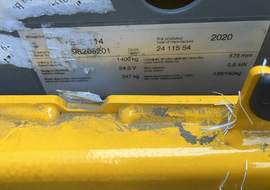 Jungheinrich EJE114 - Kolica za palete: slika 4 Jungheinrich EJE114 - Kolica za palete: slika 4