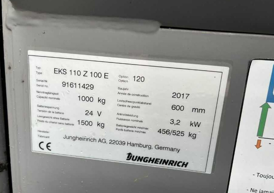 Jungheinrich EKS110 - Preuzimač porudžbine: slika 4 Jungheinrich EKS110 - Preuzimač porudžbine: slika 4