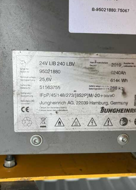 Kolica za palete Jungheinrich ERE225: slika 6