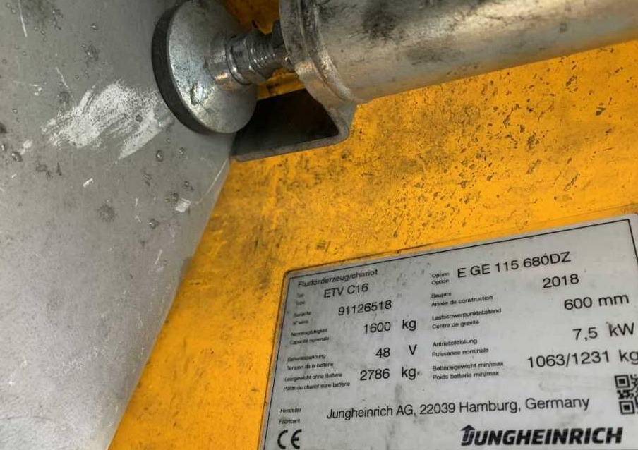 Jungheinrich ETVC16 - Regalni viljuškar: slika 4 Jungheinrich ETVC16 - Regalni viljuškar: slika 4